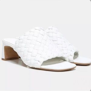 Vince white mule sandals. Size 6.5